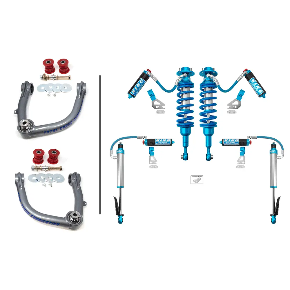 Total Chaos - Lift Kit With Front & Rear 2.5 Inch Diameter Adjustable King Shocks - Toyota Tacoma (2024+) 1