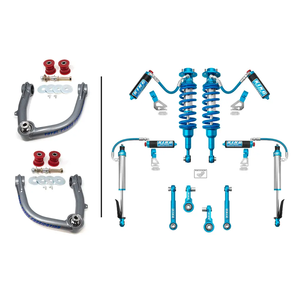 Total Chaos - Lift Kit With Front & Rear 2.5 Inch Diameter Adjustable King Shocks - Toyota Tacoma (2024-2025) 1
