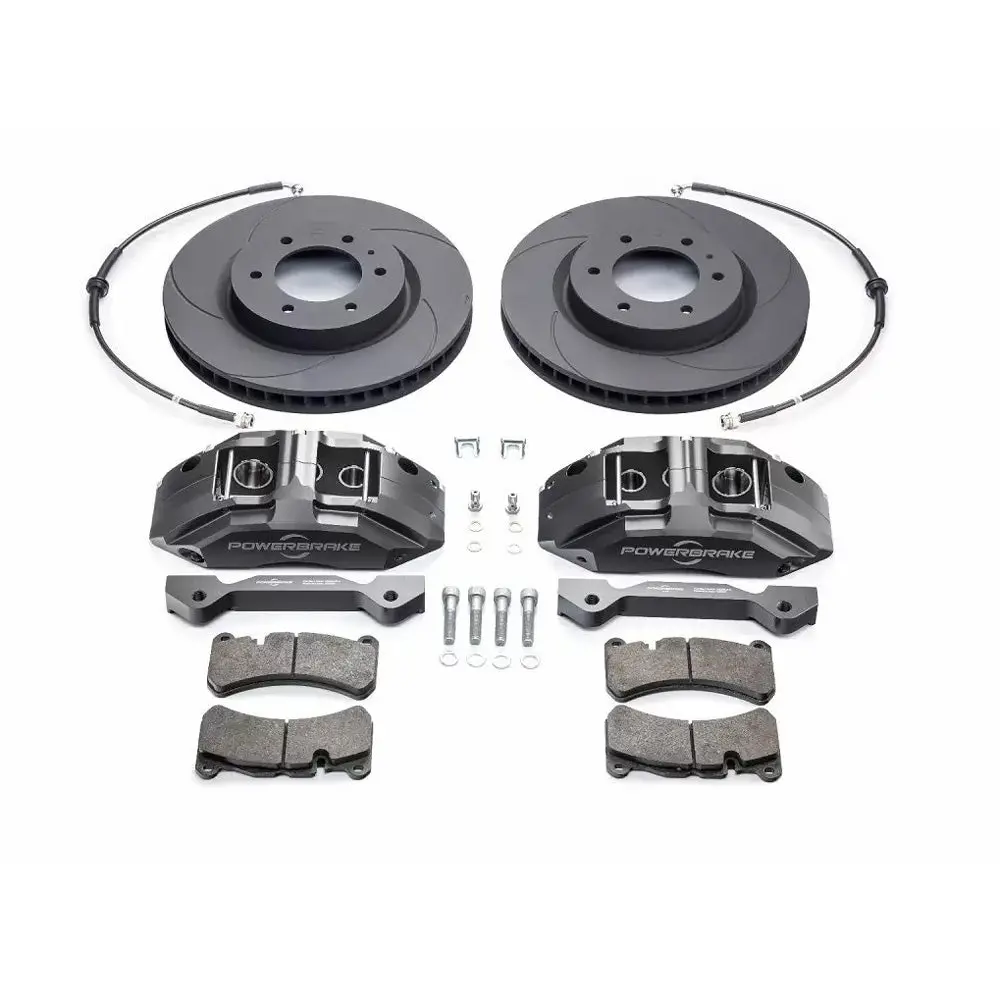 Powerbrake -  X-Line Big Brake Kits - Grey - Toyota Tacoma (2005-2023), 4Runner (2003-2009), Fj Cruiser (2007-2014), Lexus Gx470 (2003-2009) 1