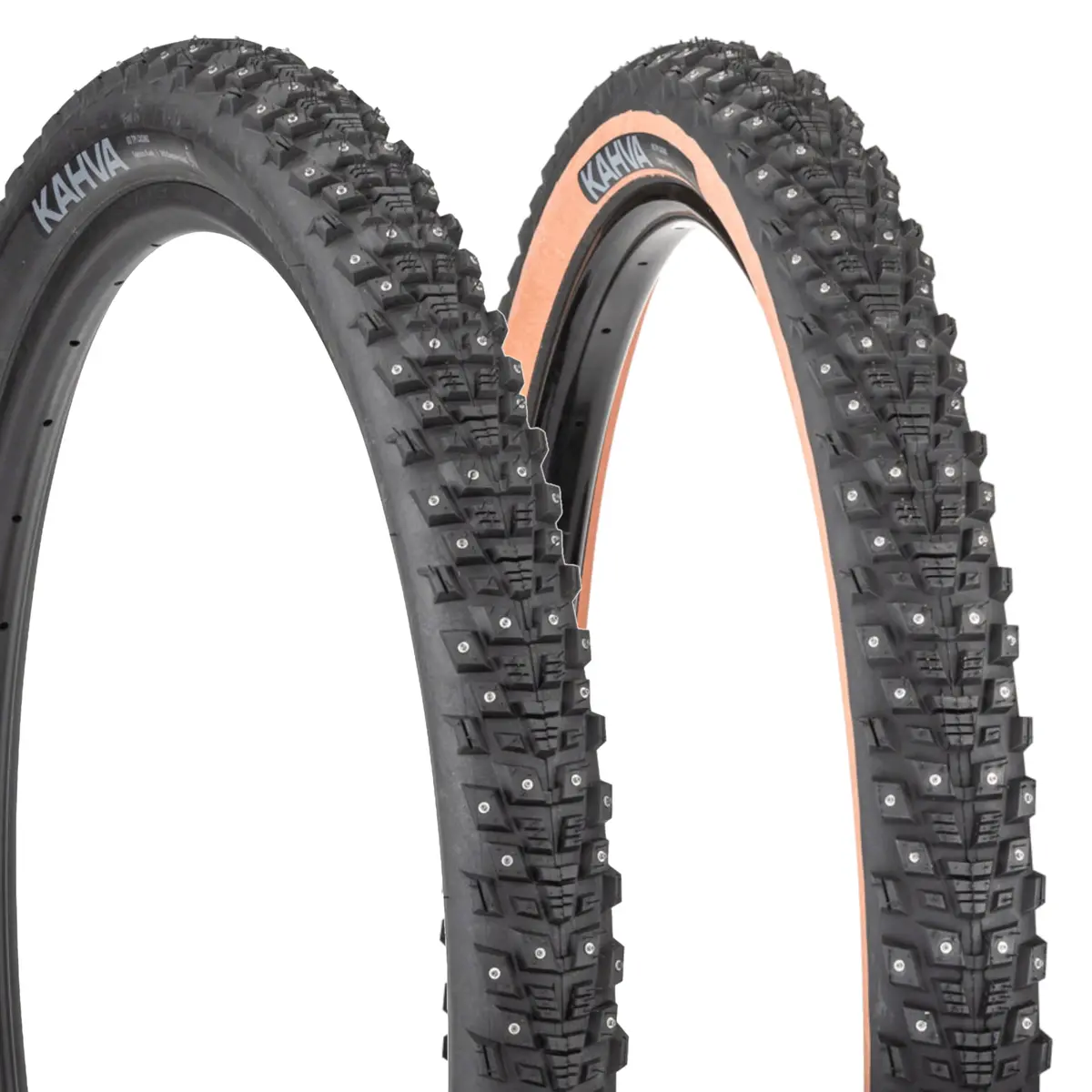 45Nrth Kahva Tire - 27.5X2.1 Tubeless Folding 60 Tpi 240 Concave Carbide Studs 1