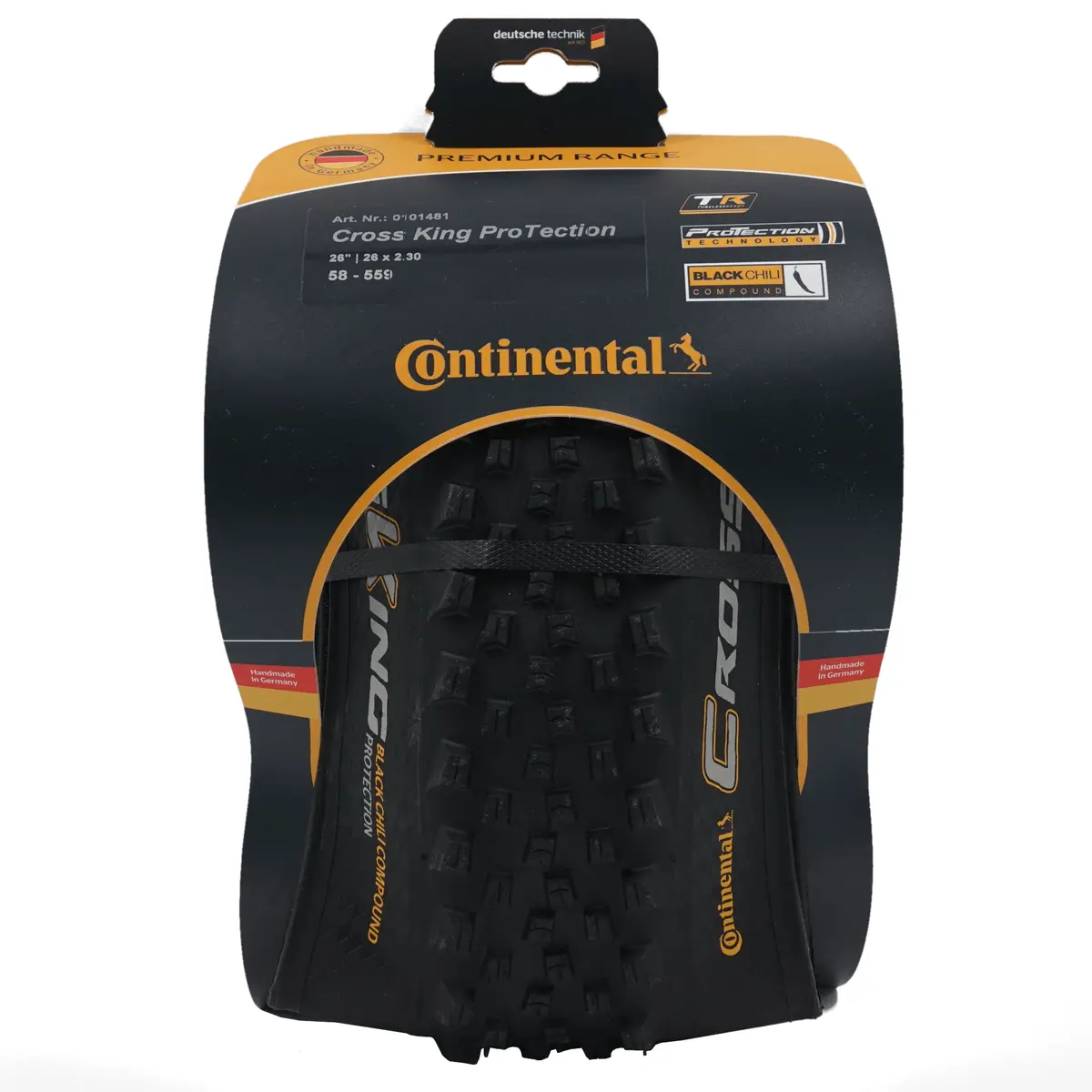 Continental Cross King Tire 26X2.30 Blackchili Protection E25 Tubeless Tire 1
