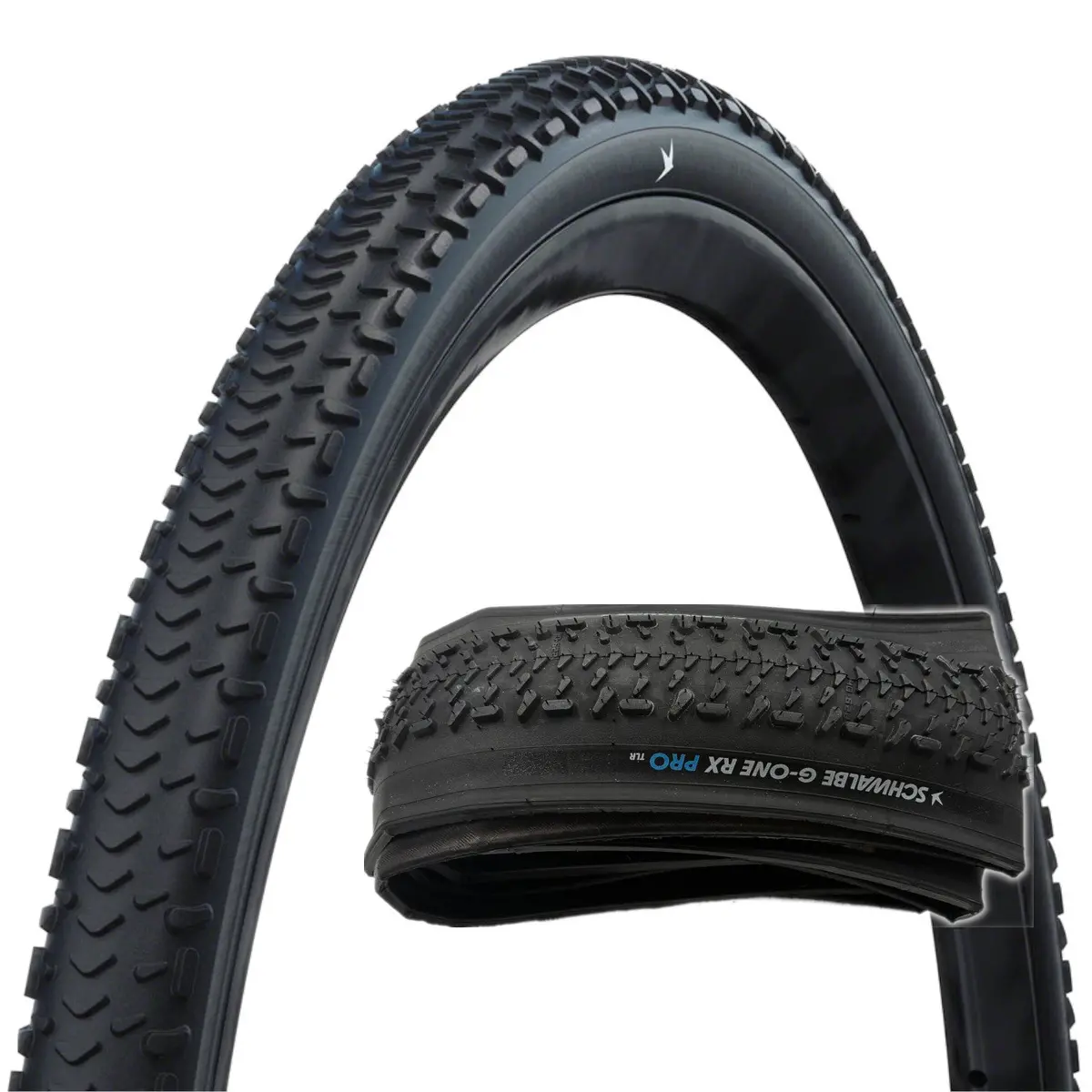 Schwalbe G-One Rx Pro 700C Tubeless Folding Black Sidewall 1