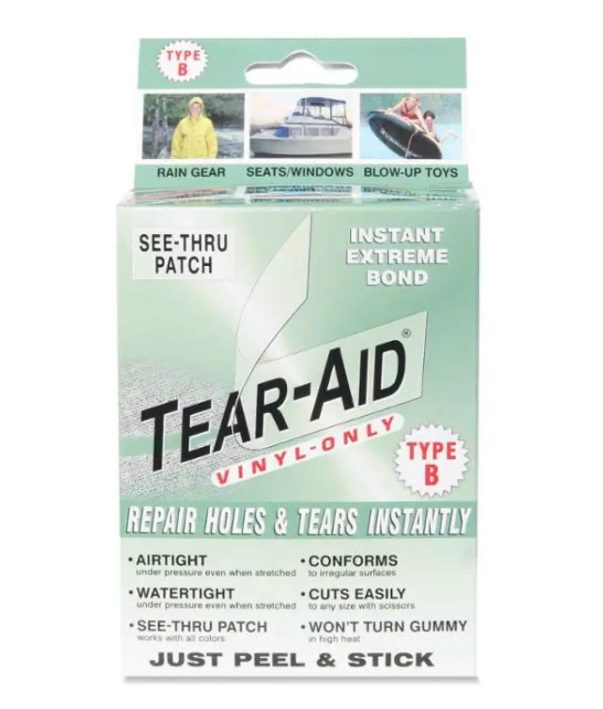 Tear-Aid Type B Vinl Patch Kit 1