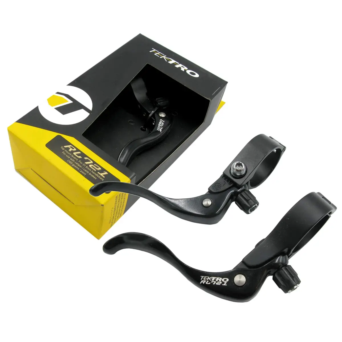 Tektro Rl721 31.8Mm Black Top Mount Inline Cross Brake Lever Set 1