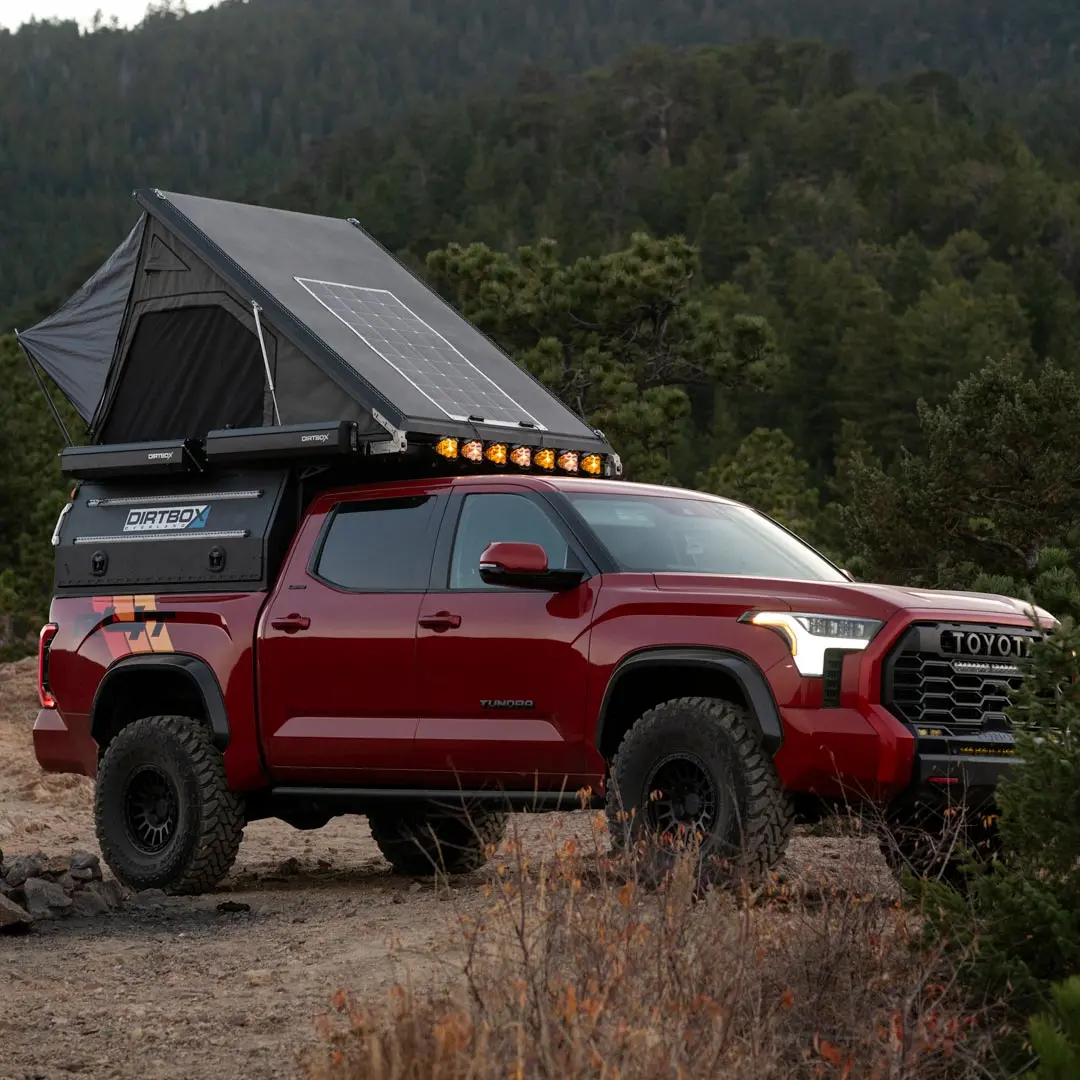Dirtbox - Canopy Camper – Modular Truck Camper Shell / Topper For Mid-Size & Full-Size Trucks - Toyota Tundra, Tacoma 4