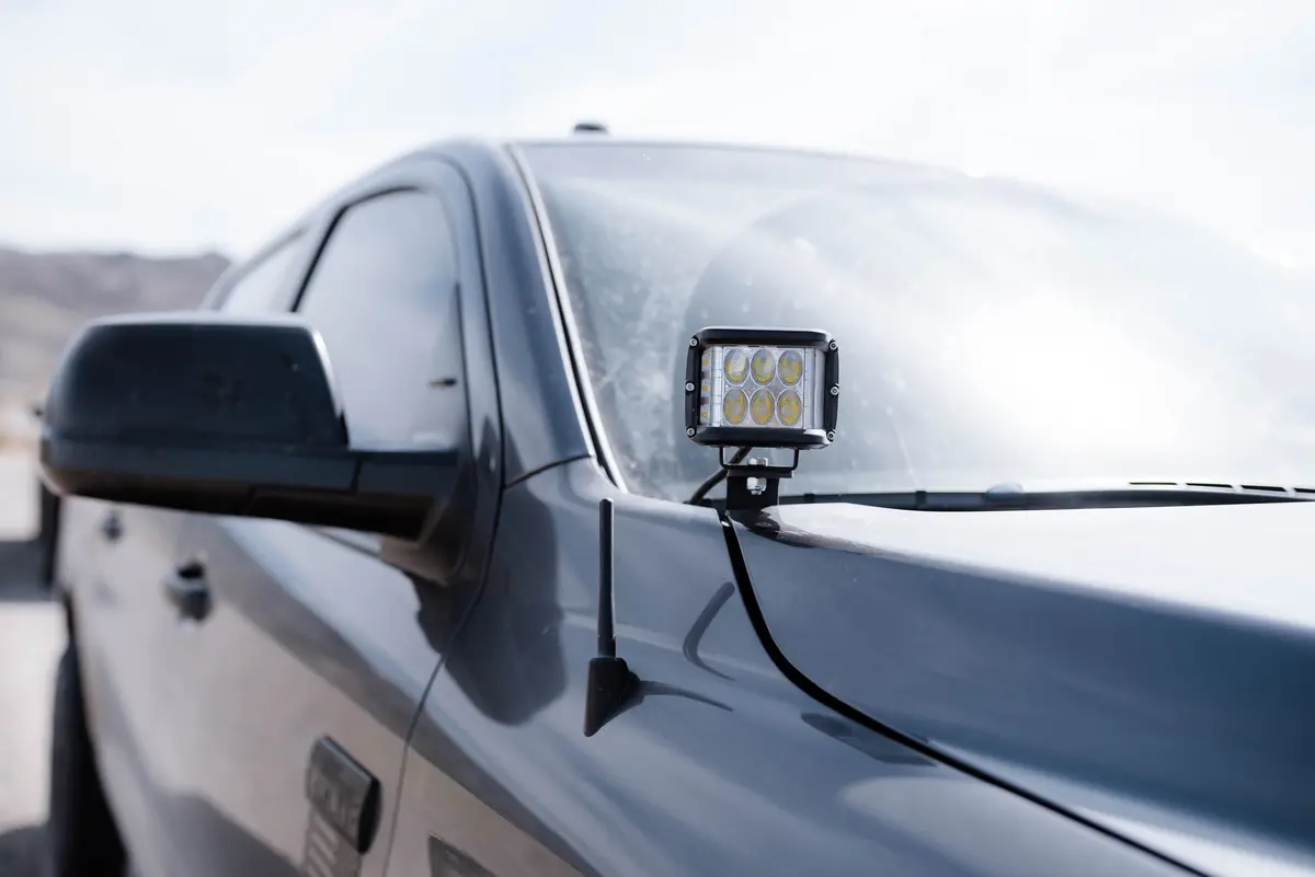 Cali Raised Led - Low Profile Ditch Light Brackets Kit - Toyota Tundra (2014-2021 ) 1