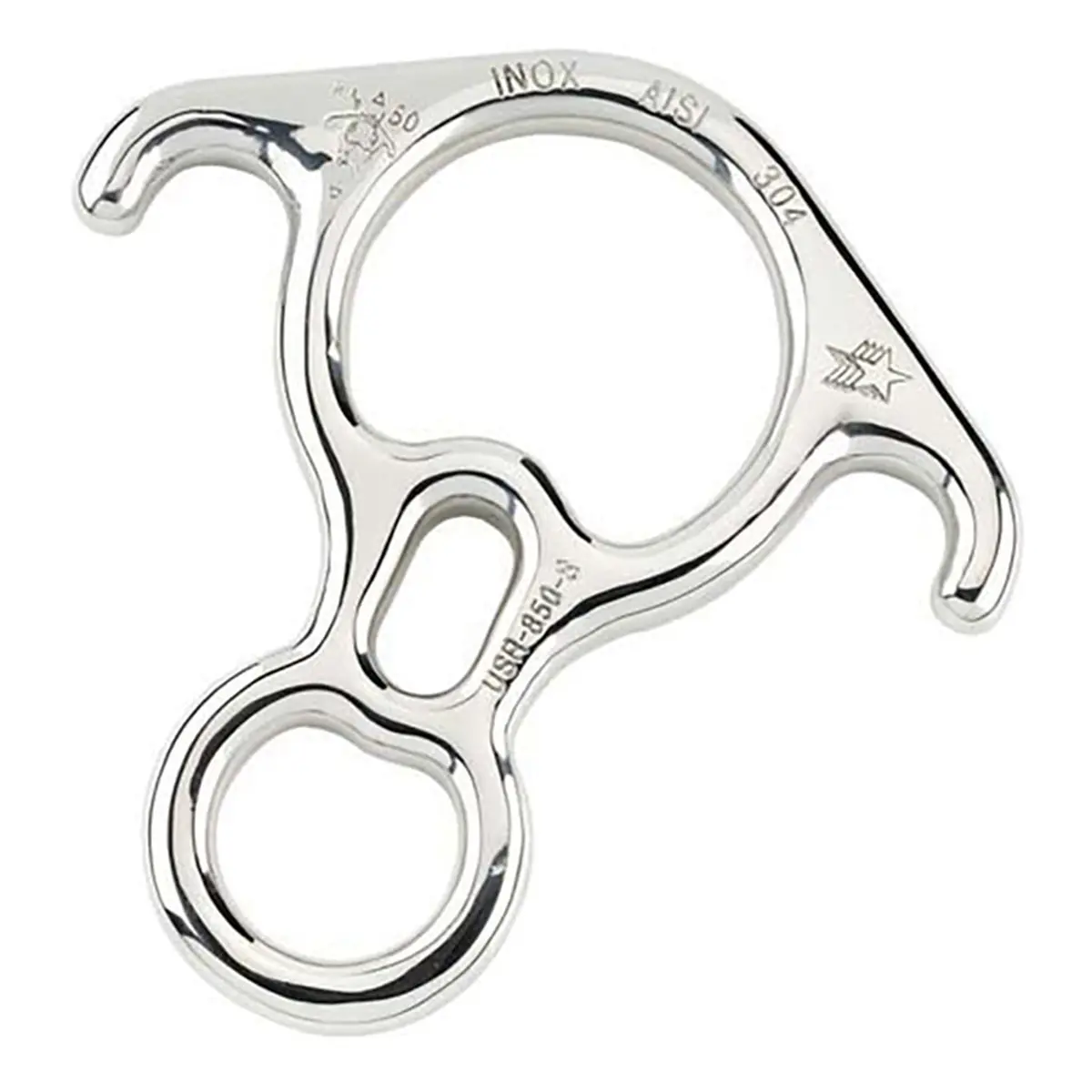 Big 8 Stainless Steel Descender 1