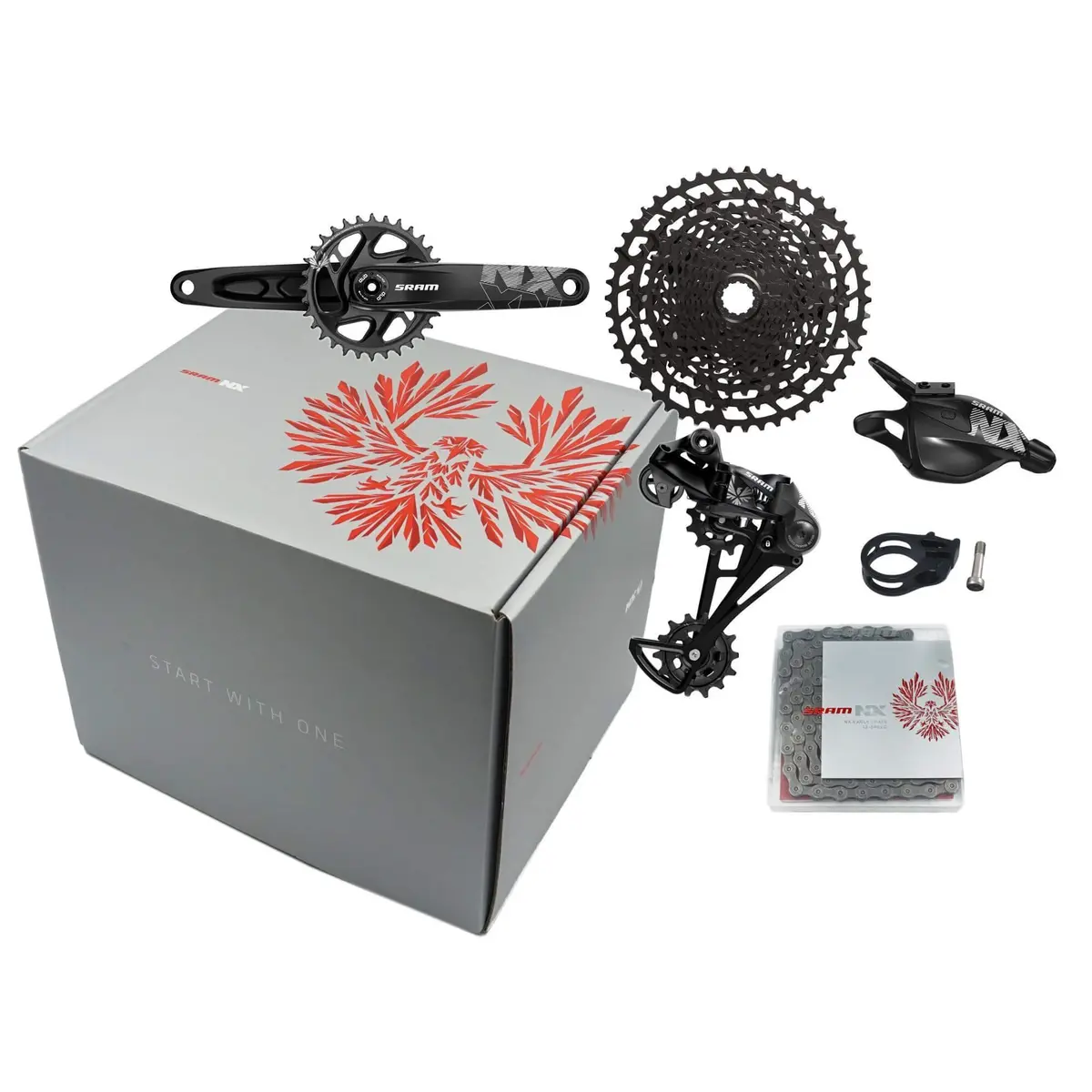 Sram Nx Eagle 12-Speed Groupset With Dub Crank 1