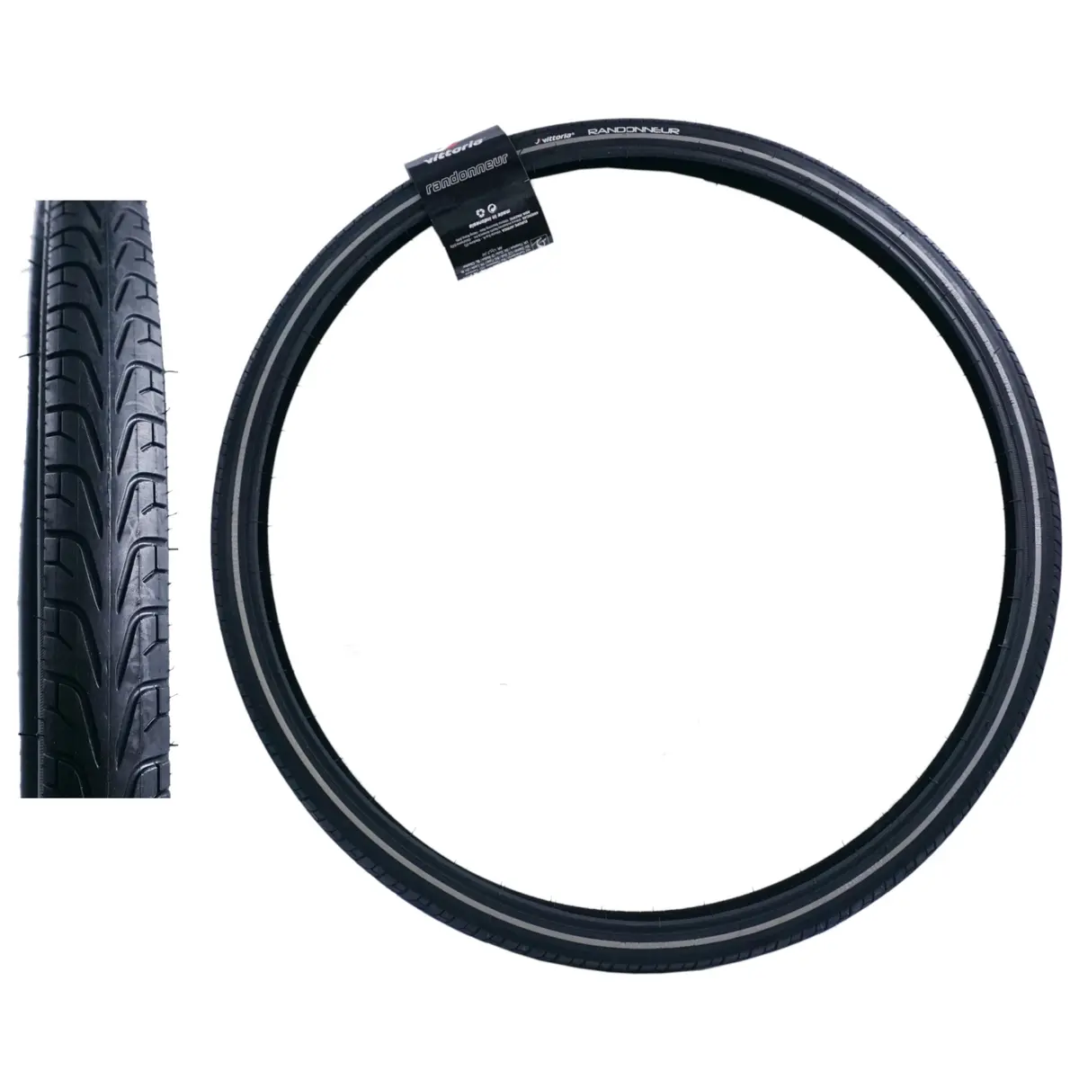 Vittoria Randonneur 700C Performance Road Tire With Reflective Strip 1