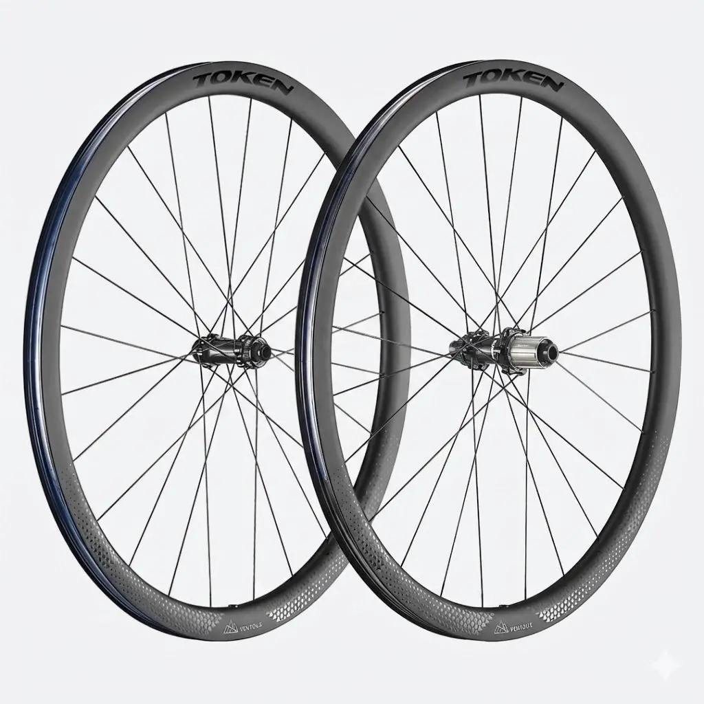 Token Ventous Carbon 700C Qr 9X100 10X135 Or 12X100 12X142 Ta Xdr 36Mm Centerlock Disc Gravel Wheelset 1