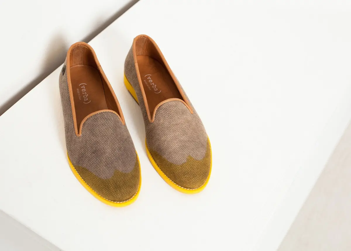 Wingtip Loafer In Yellow 2