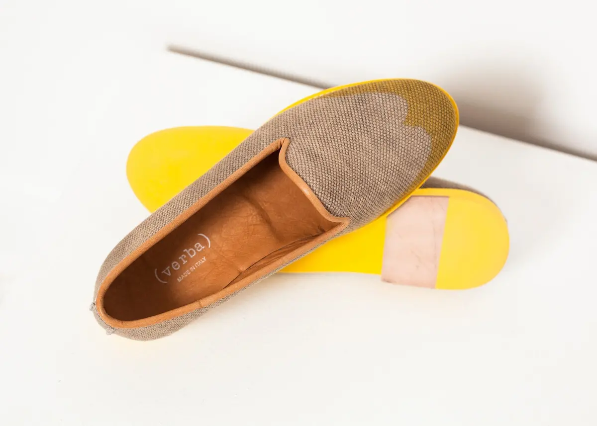 Wingtip Loafer In Yellow 4
