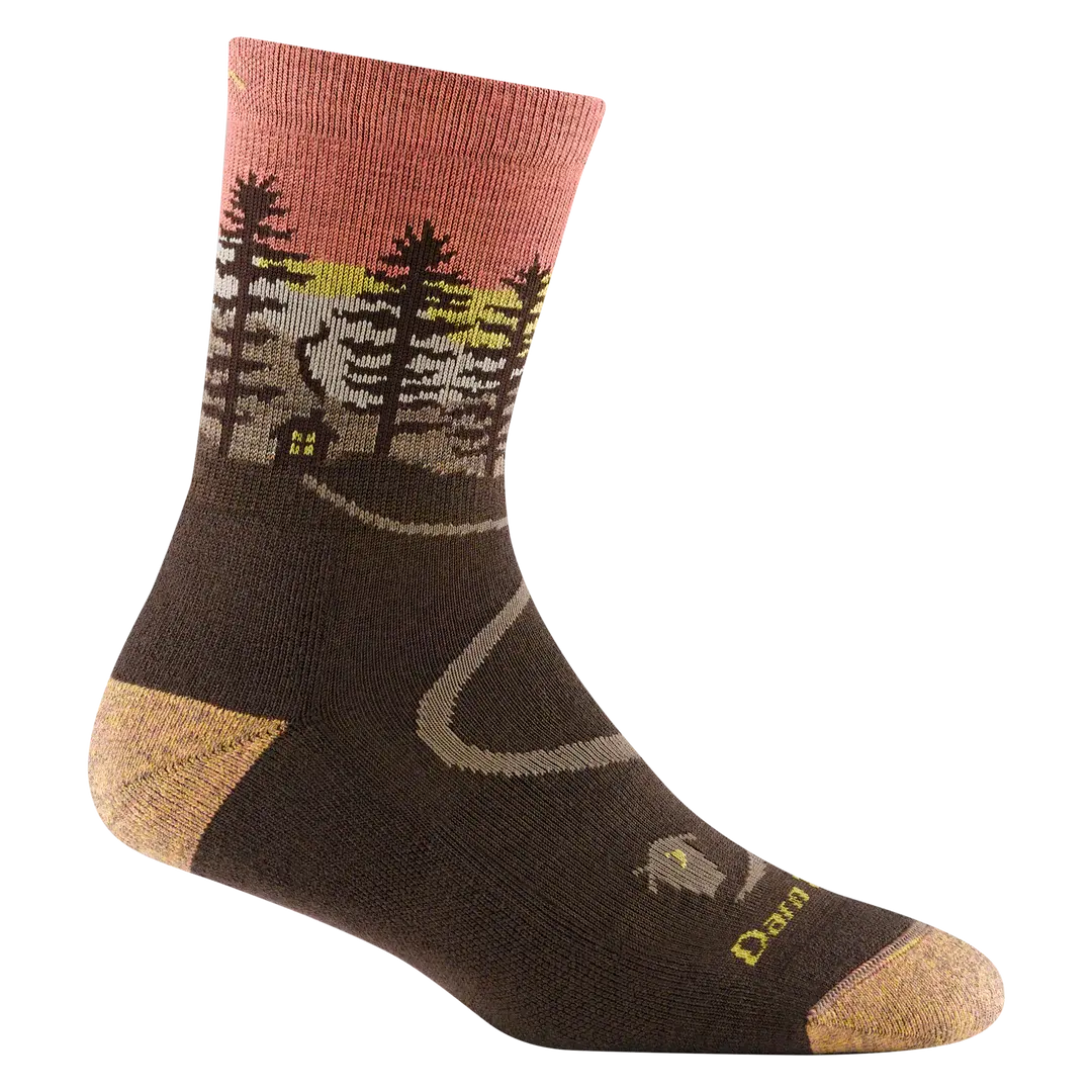 Women’s Northwoods Micro Crew Socks – Midweight with Cushion