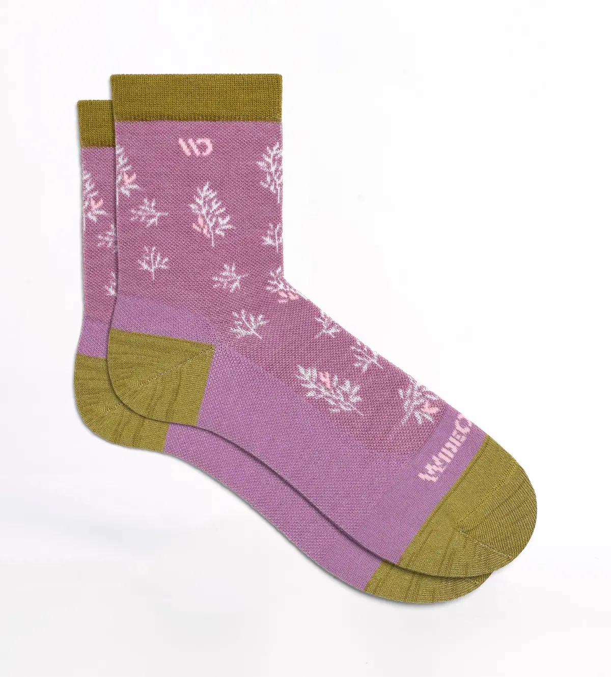 Women's Foliage Lightweight Micro Crew Sock 1
