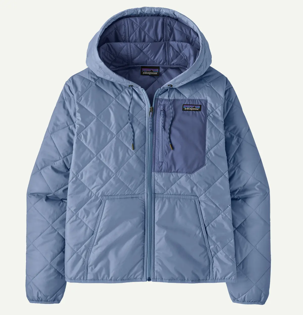 Women’s Diamond-Quilted Bomber Hoodie – Fashion-Forward Insulated Layer