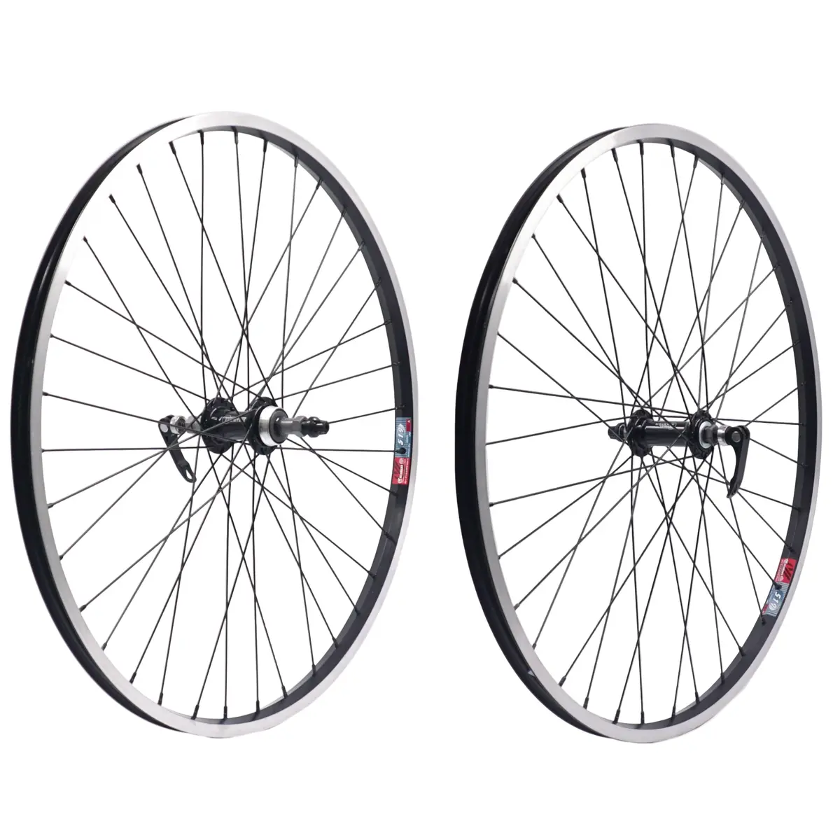 Weinmann 519 26-Inch 9X100 Front 10X135 Rear Qr Black Freewheel Mountain Bike Wheelset 1