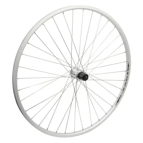 Weinmann Zac19 700C Hybrid Bike Silver Rear Wheel 135Mm Fits Shimano Cassette 1