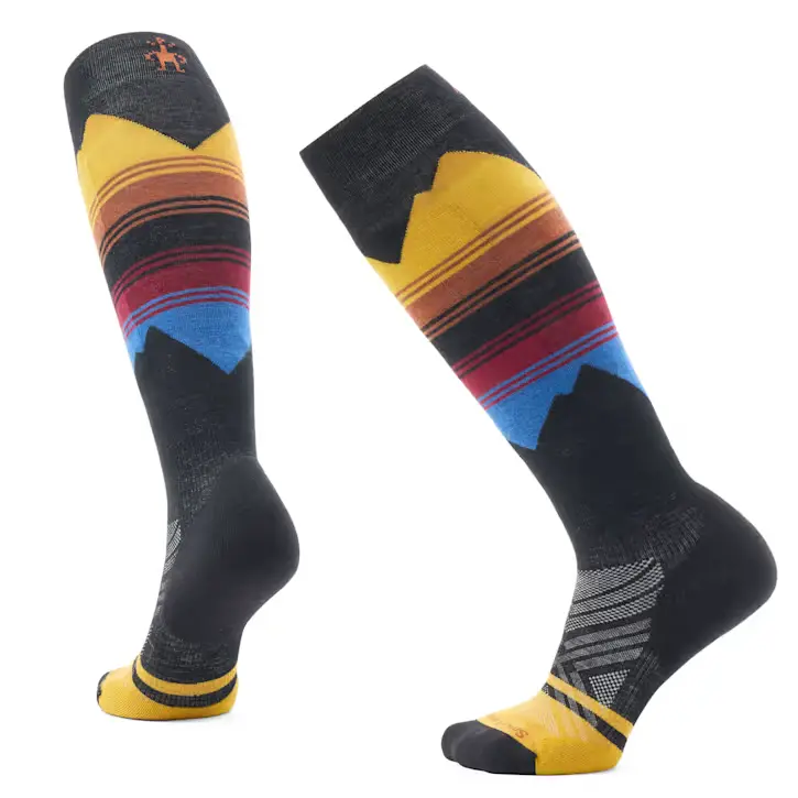 Women's Ski Targeted Cushion Pattern Otc Socks 1
