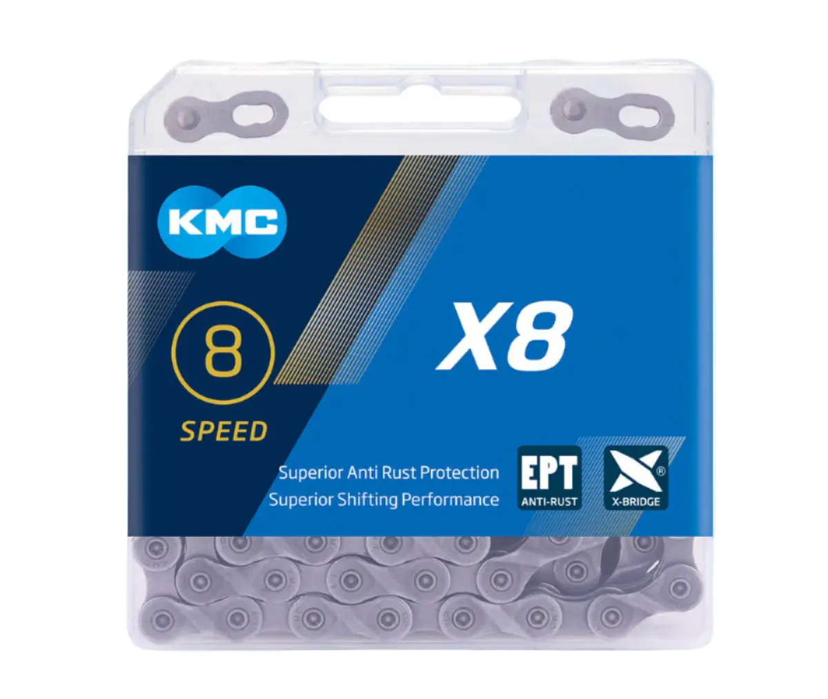 Kmc X8-Ept Eco Proteq 8 Speed Chain 1