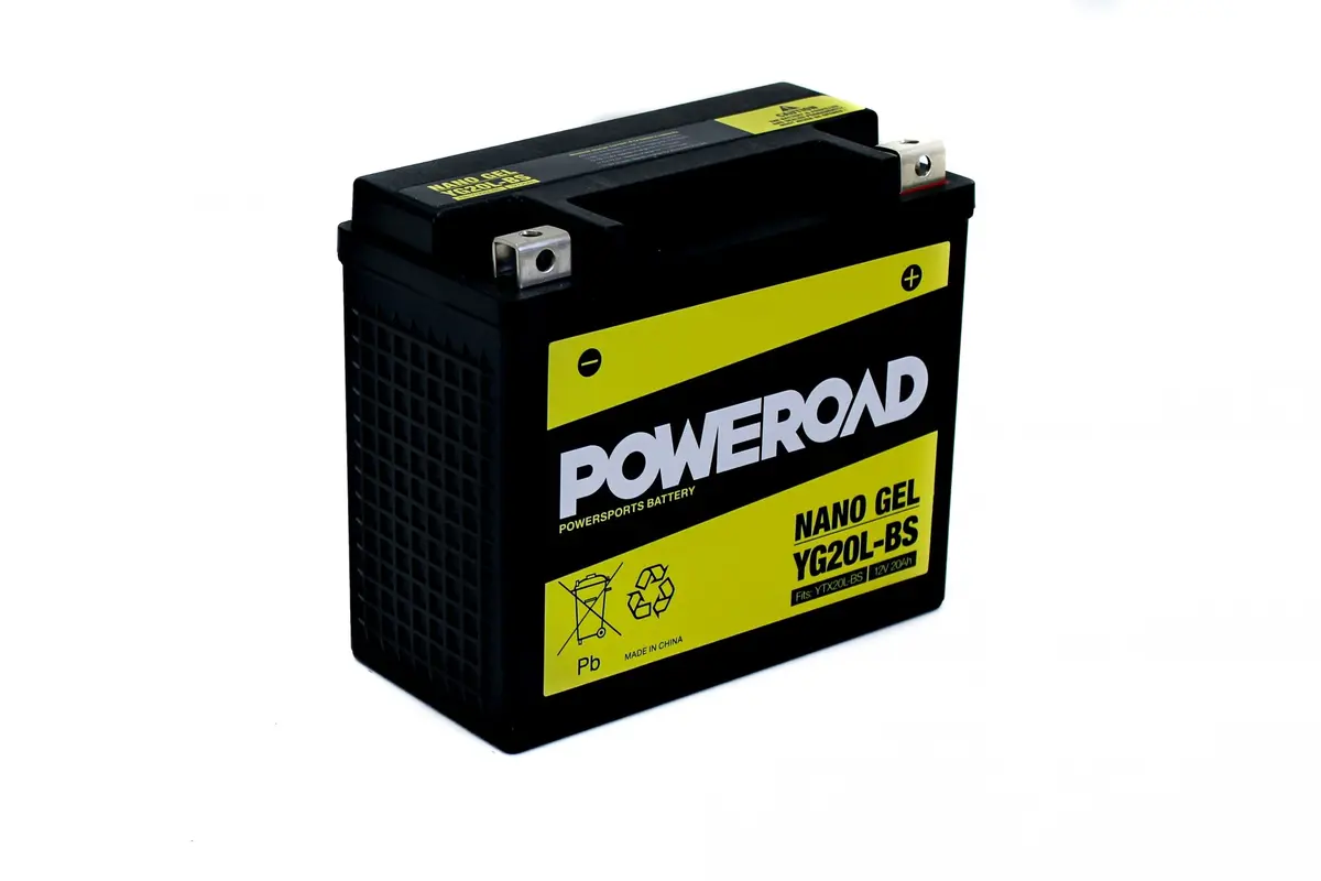 Poweroad Gel Battery (Yg20l-Bs),Scoot Coupe150 1