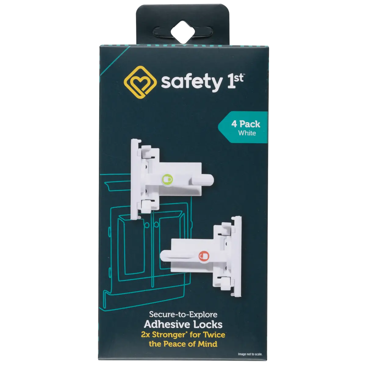 Secure-To-Explore Adhesive Locks (4 Pack) 1