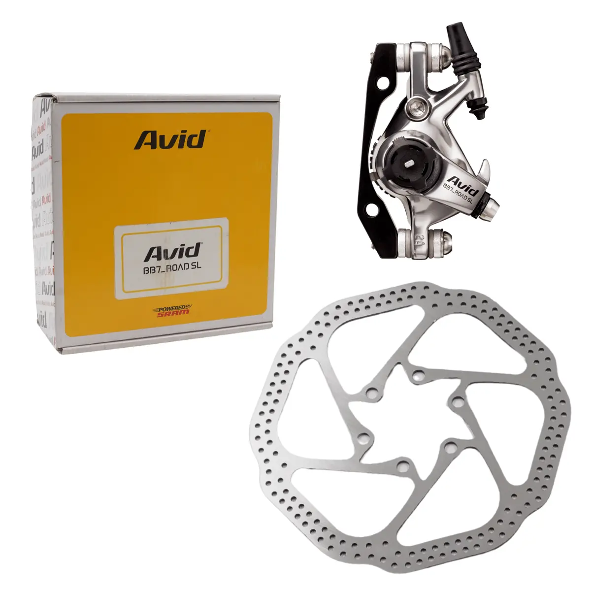 Avid Bb7 Sl Road Mechanical Disc Brake Caliper And 140Mm Rotor 1