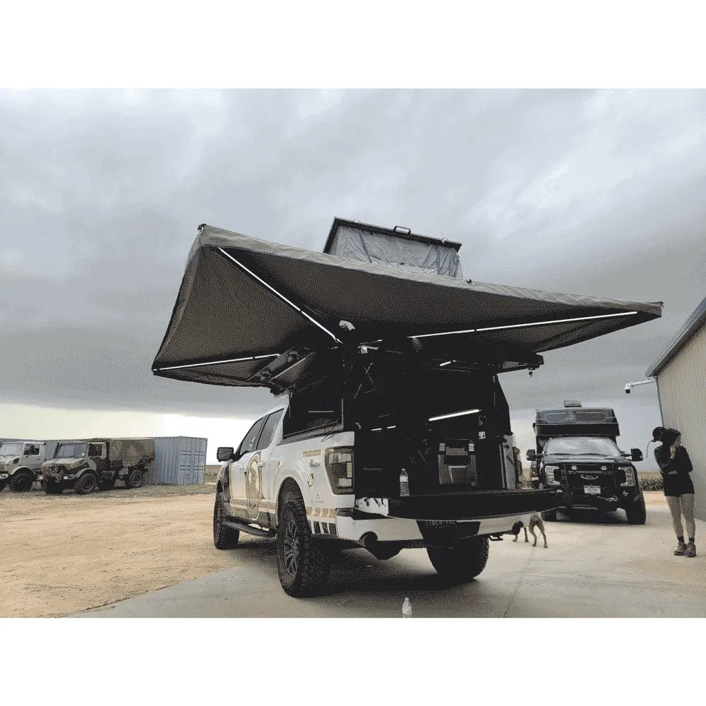 Dirtbox - Free Standing 270-Degree Awning 1