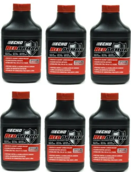 (6 Pack) 5.2 Oz: 2 Gallon Mix Echo Red Armor 2-Cycle Oil 6550002 1