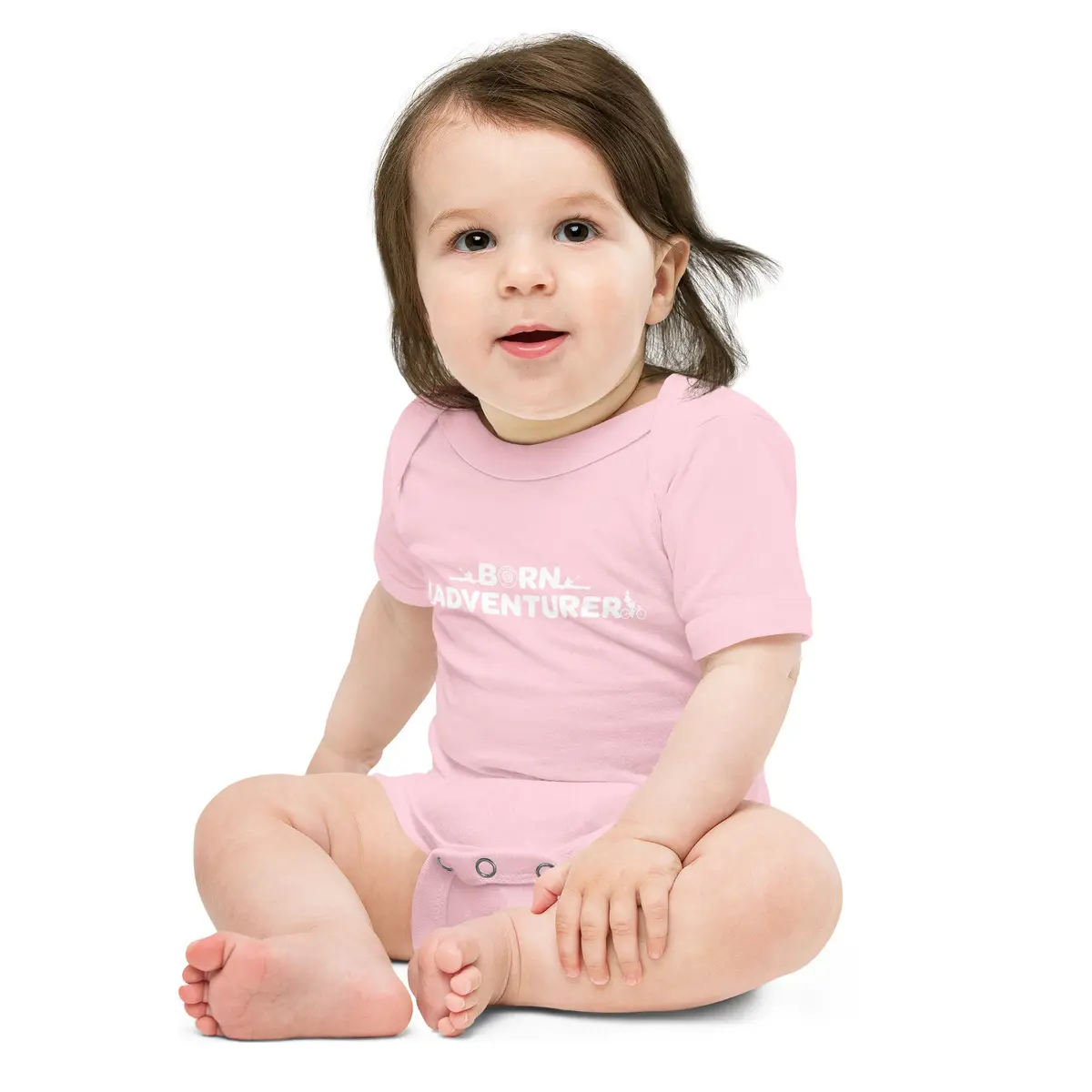 Born Adventurer - Baby Short Sleeve Onesie 6