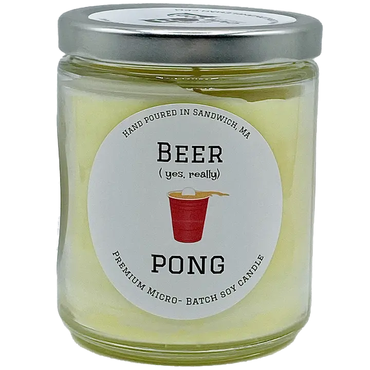 Beer Pong Candle 1