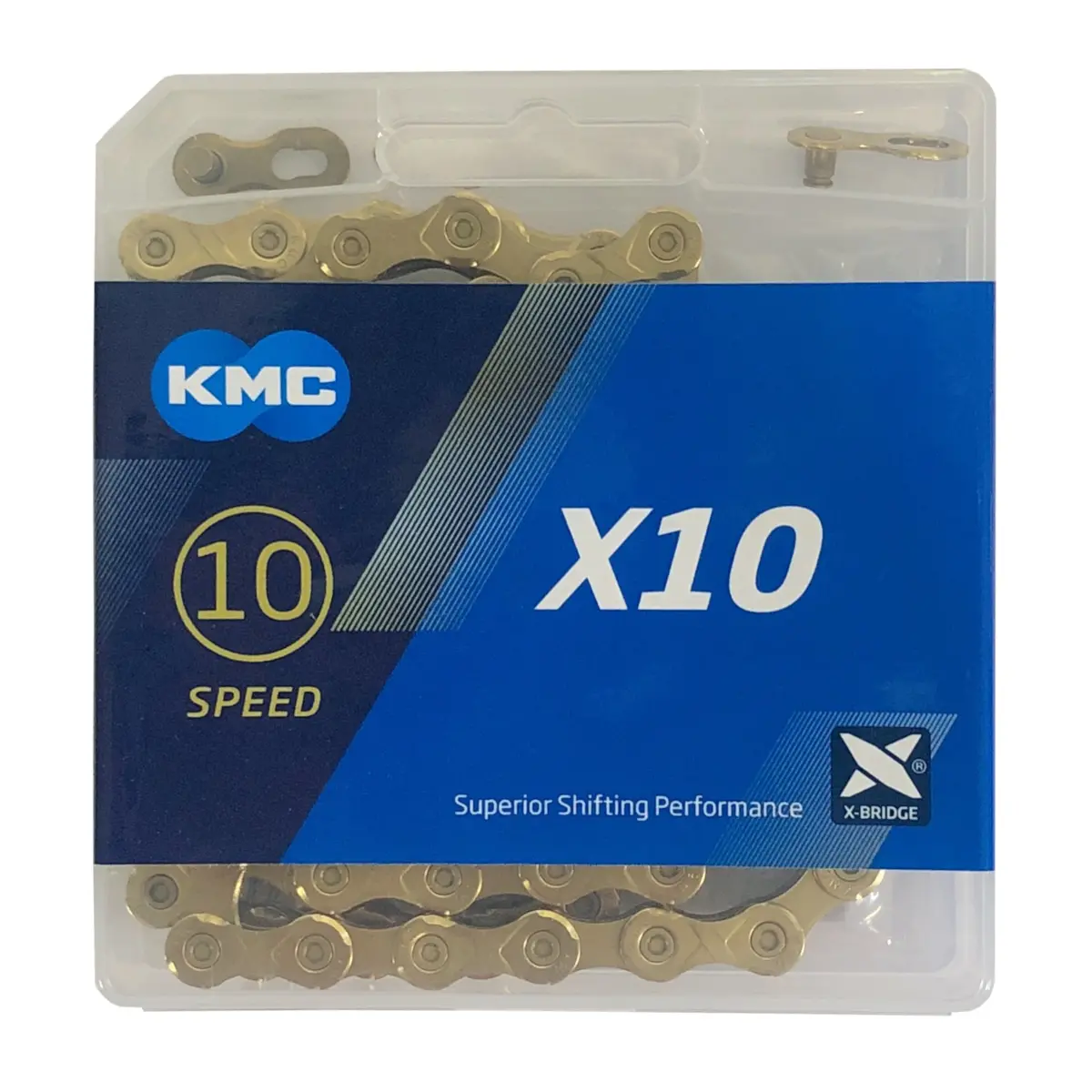 Kmc X10 10 Speed Gold Chain 1