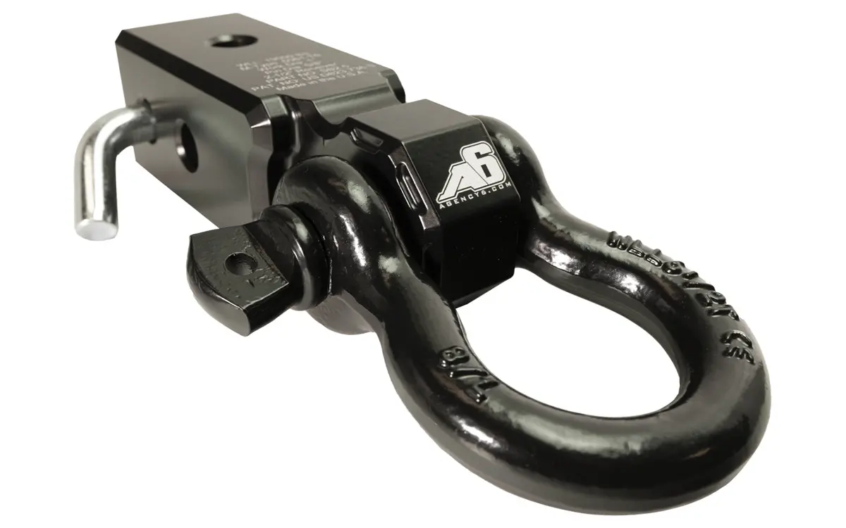 Agency 6 - Shackle Block 2.5" Assembly - Black 1