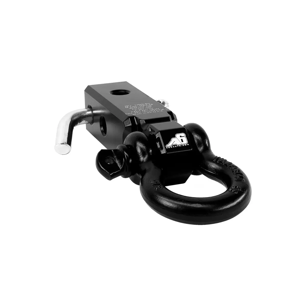 Agency 6 - Shackle Block 2" Assembly - Black 1