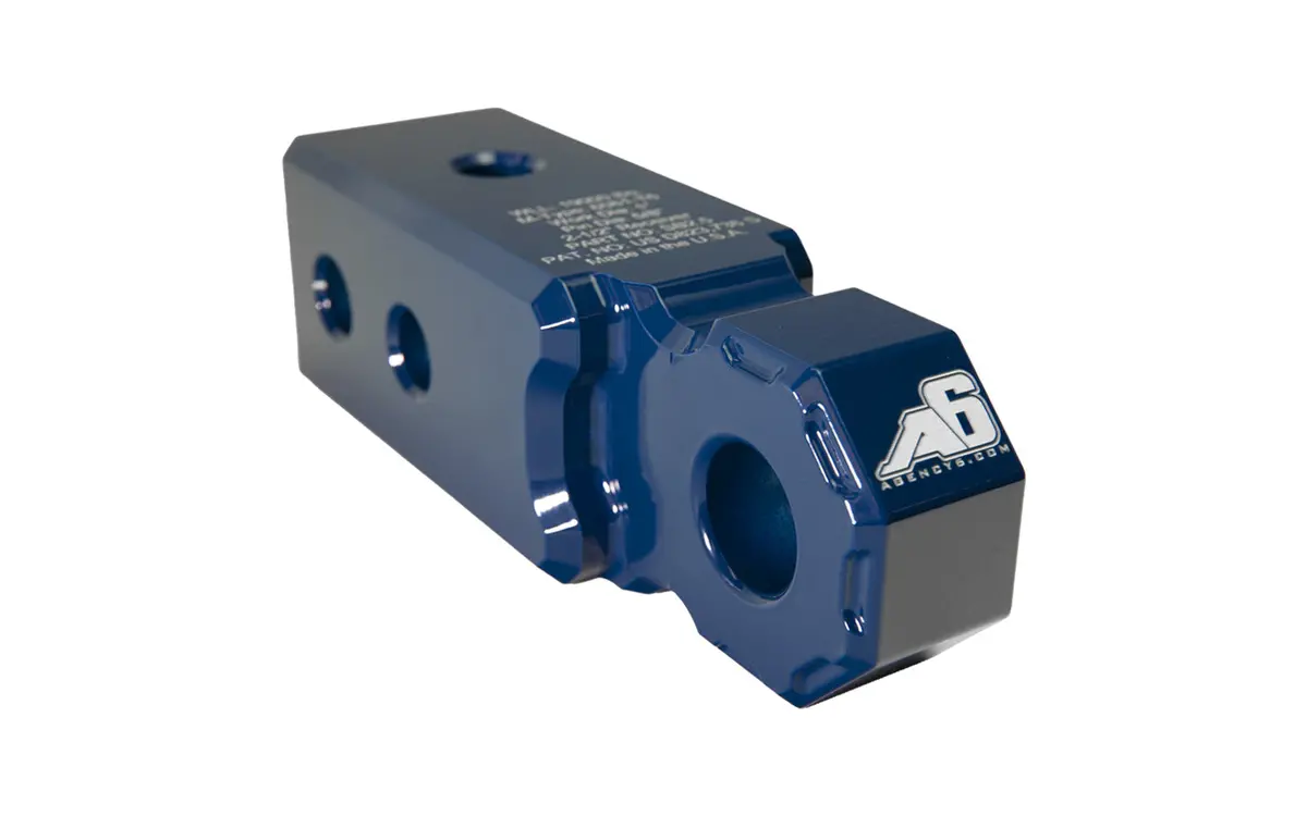 Agency 6 - Shackle Block 2.5" - Blue 1