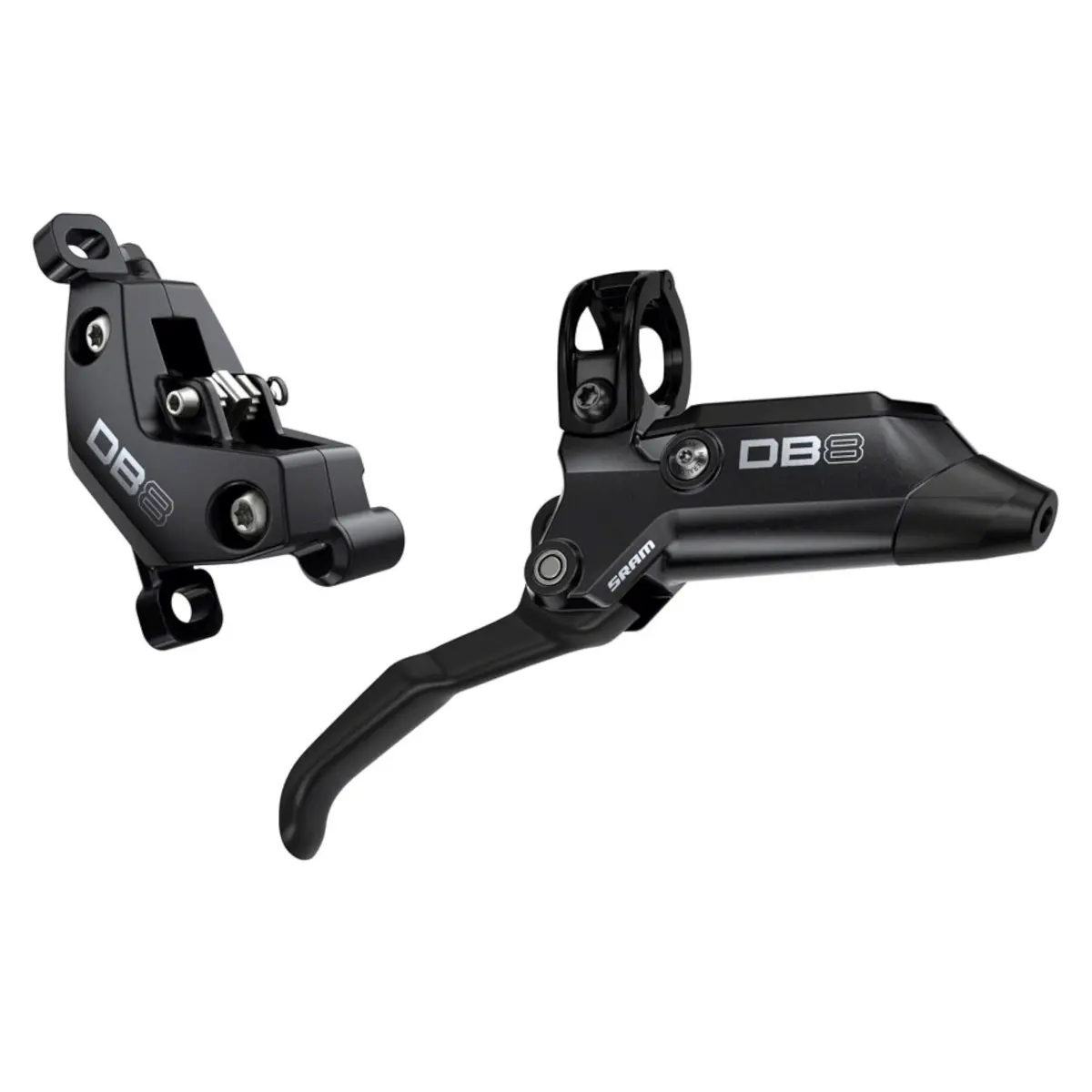 Sram Db8 Stealth Disc Brake And Lever - Mineral Oil Hydraulic Post Mount Diffusion Black B1 1