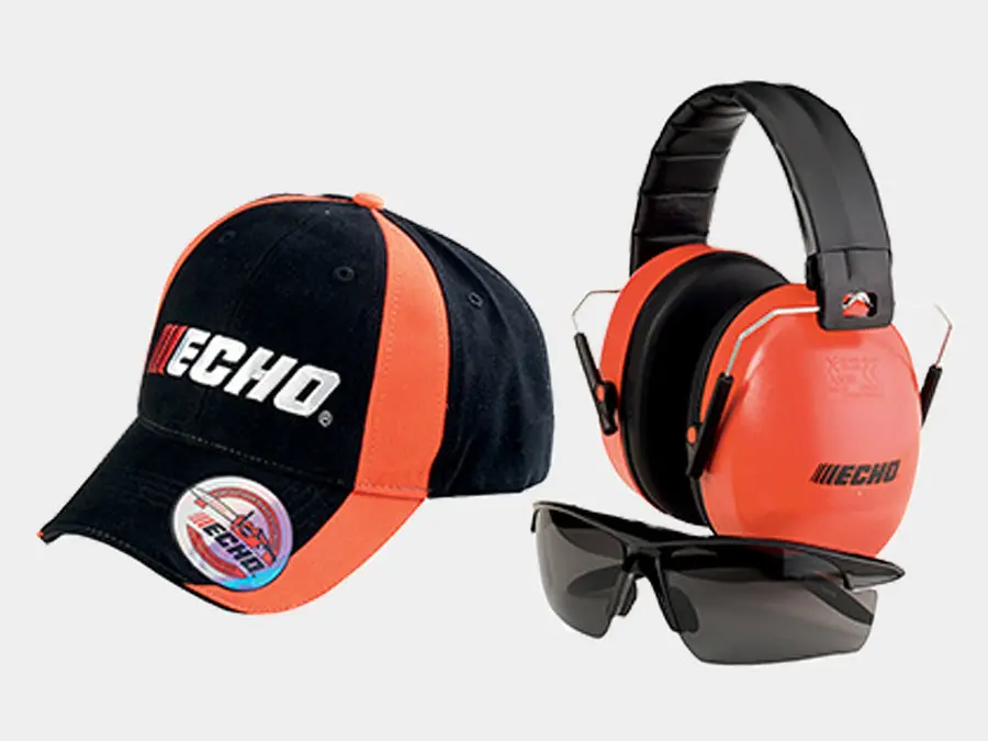 Echo Safety Value Pack - Hat, Safety Glasses, Hearing Protection 99988801525 1