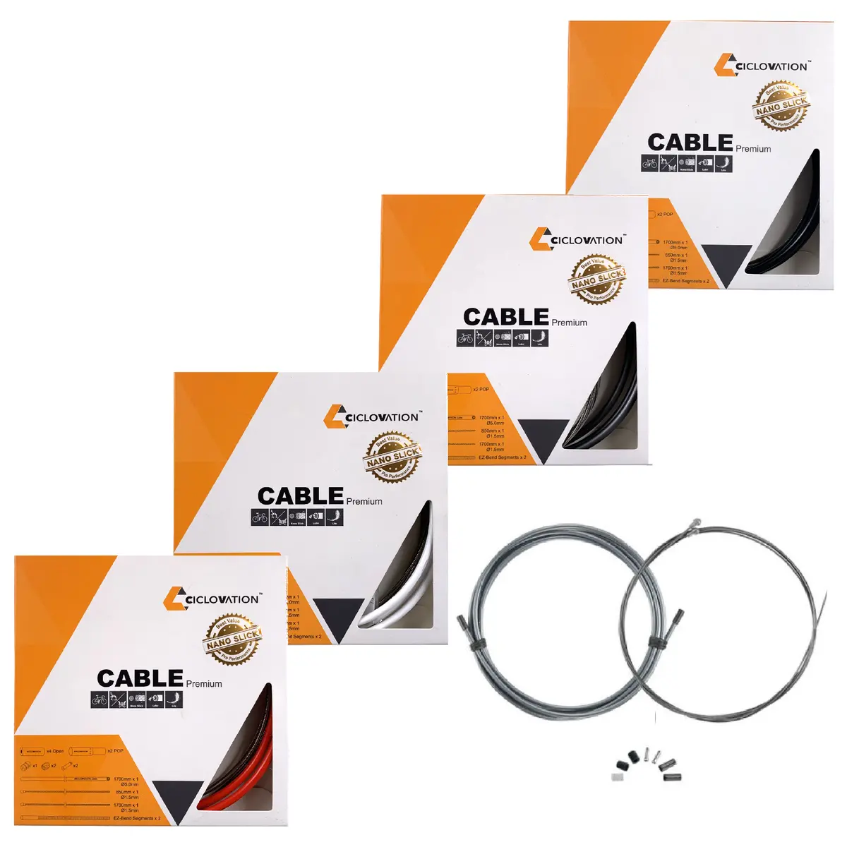 Ciclovation Pro Premium Slick Brake Cable Kit 5Mm 1