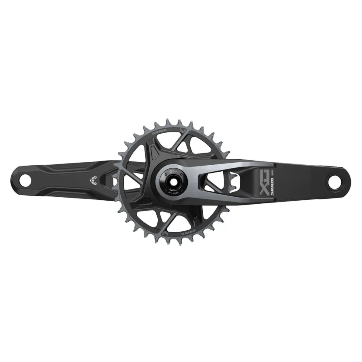 Sram X0 Eagle T-Type Wide Crankset - 12-Speed 32T Chainring Direct Mount 2-Guards Dub Spindle Interface Black V2 2