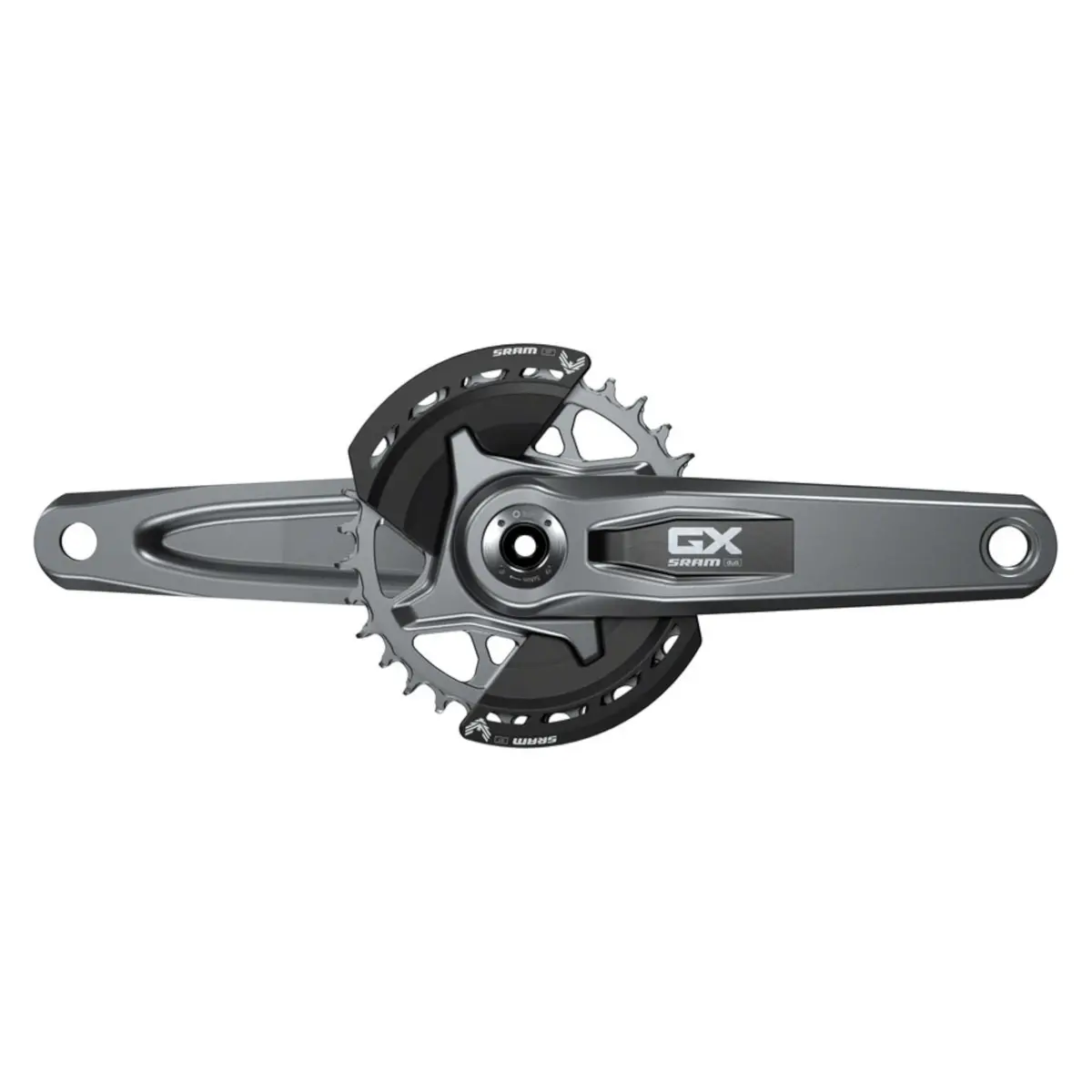 Sram Gx Eagle T-Type Wide Crankset - 12-Speed 32T Chainring Direct Mount 2-Guards Dub Spindle Interface Dark Polar 1
