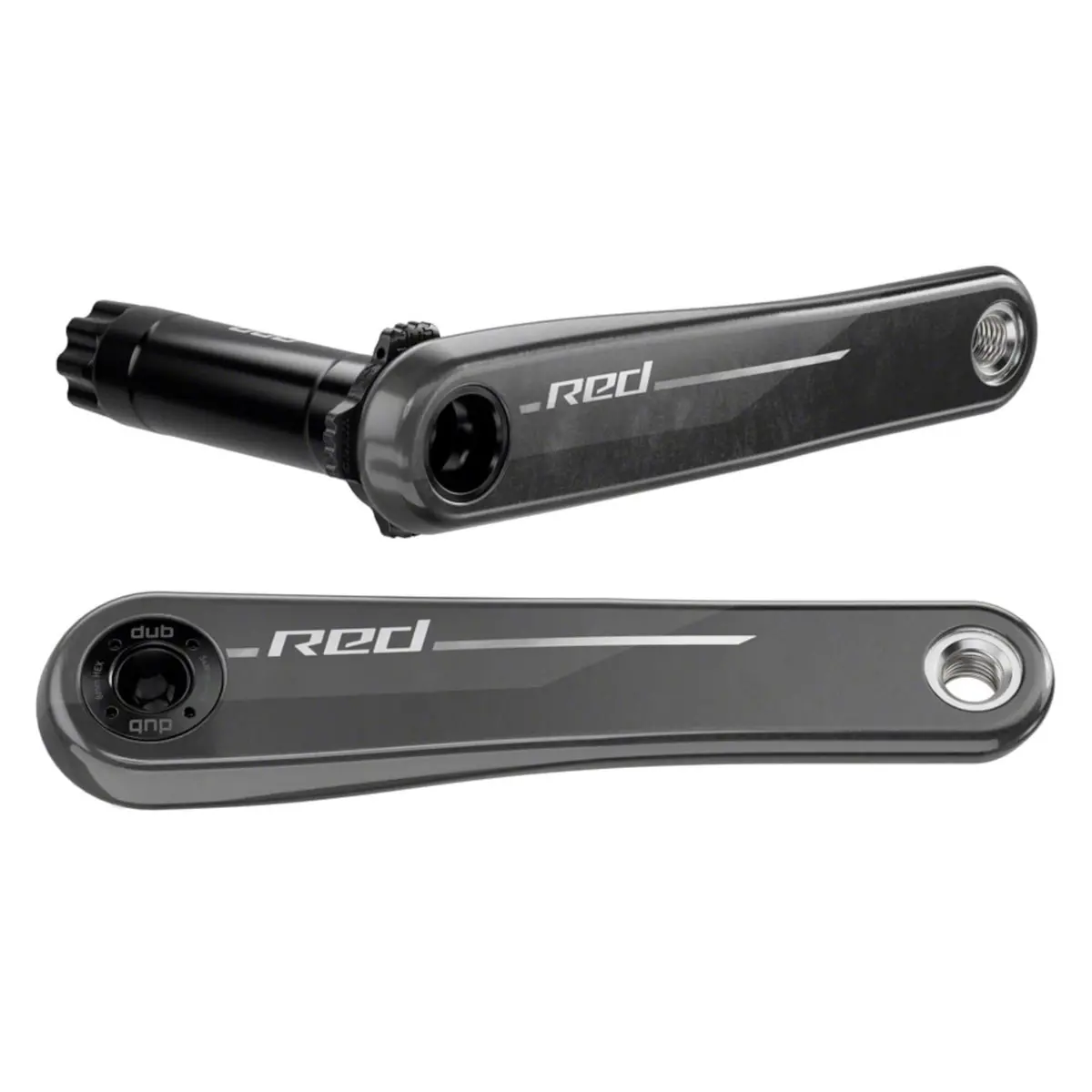 Sram Red Crank Arm Assembly - 12-Speed, 8-Bolt Direct Mount, Dub Spindle Interface, Natural Carbon, E1 1