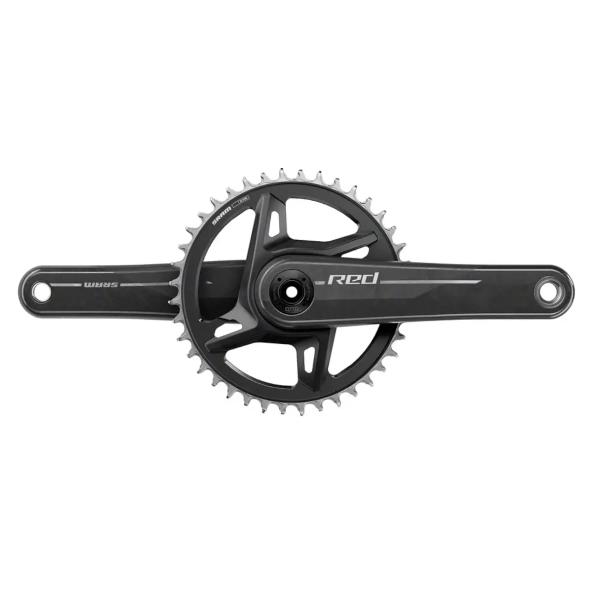 Sram Red 1X Xplr Wide Crankset - 13-Speed, 8-Bolt Direct Mount, Dub Spindle, Natural Carbon, E1 1