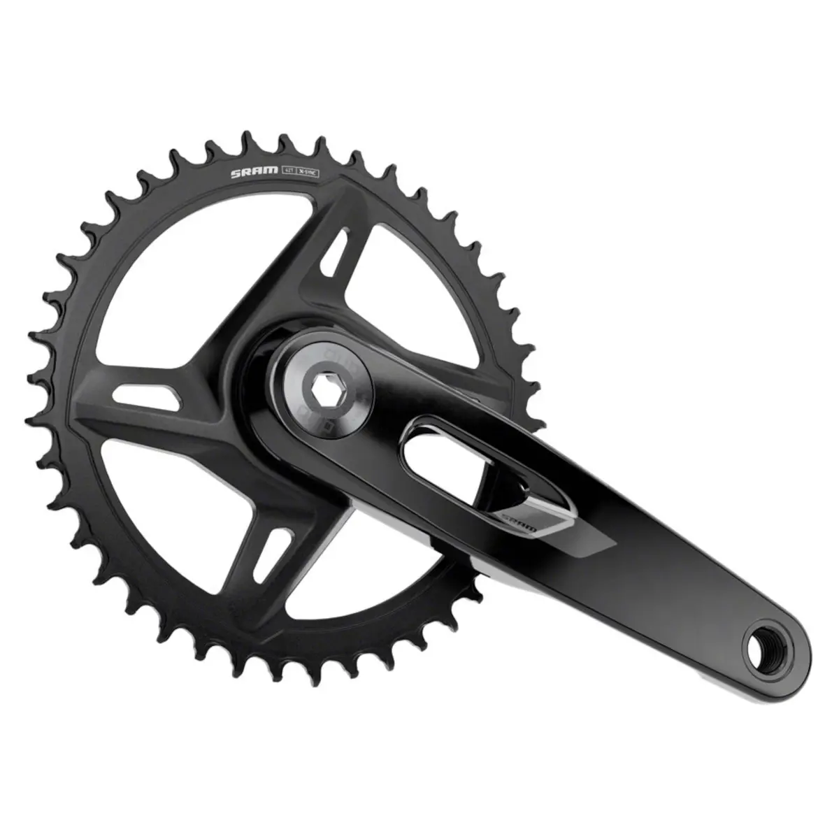 Sram Rival 1X Xplr Wide Crankset - 12/13-Speed 42T 8-Bolt Direct Mount Dub Spindle E1 1