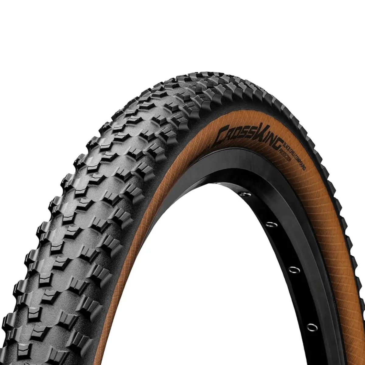 Continental Cross King 29X2.20 Protection Blackchili Tubeless Tire Black/Bernstein 1