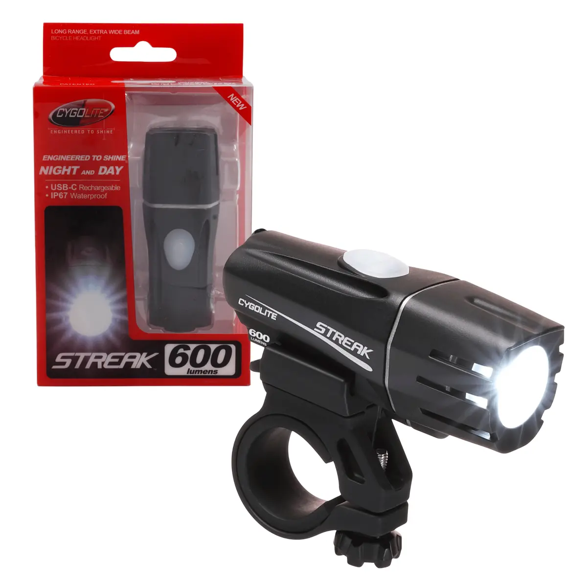 Cygolite Streak 600 Lumen Headlight Usb Black 1