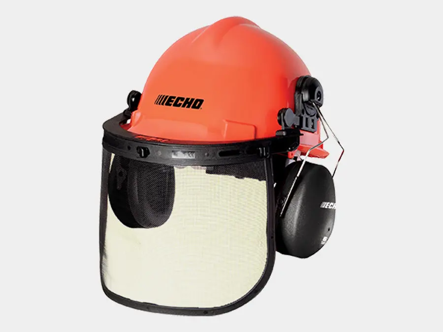 Echo 6-Point Suspension Helmet W/ Muffs & Screen 99988801500 1