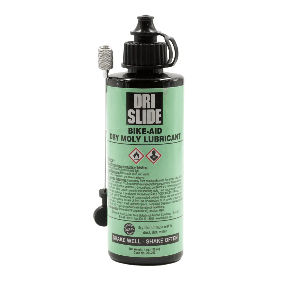 Drislide Bike-Aid Lubricant 4Oz With Needle Applicator 1
