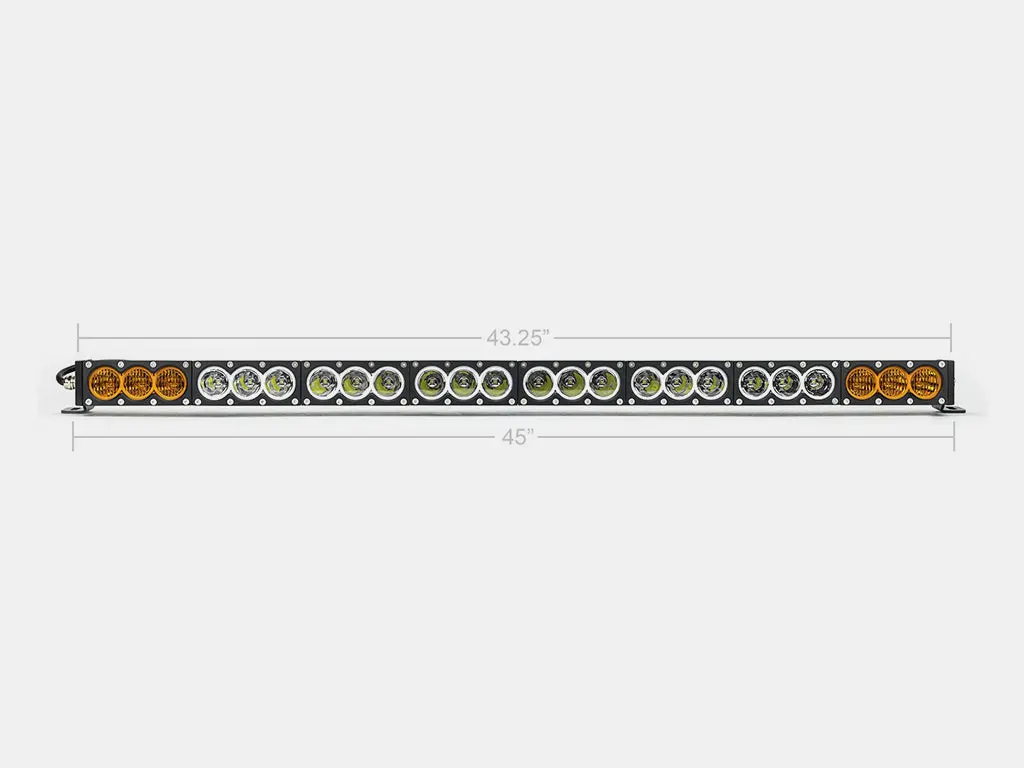 Cali Raised Led - 43" Amber/White Dual Function Led Bar 1