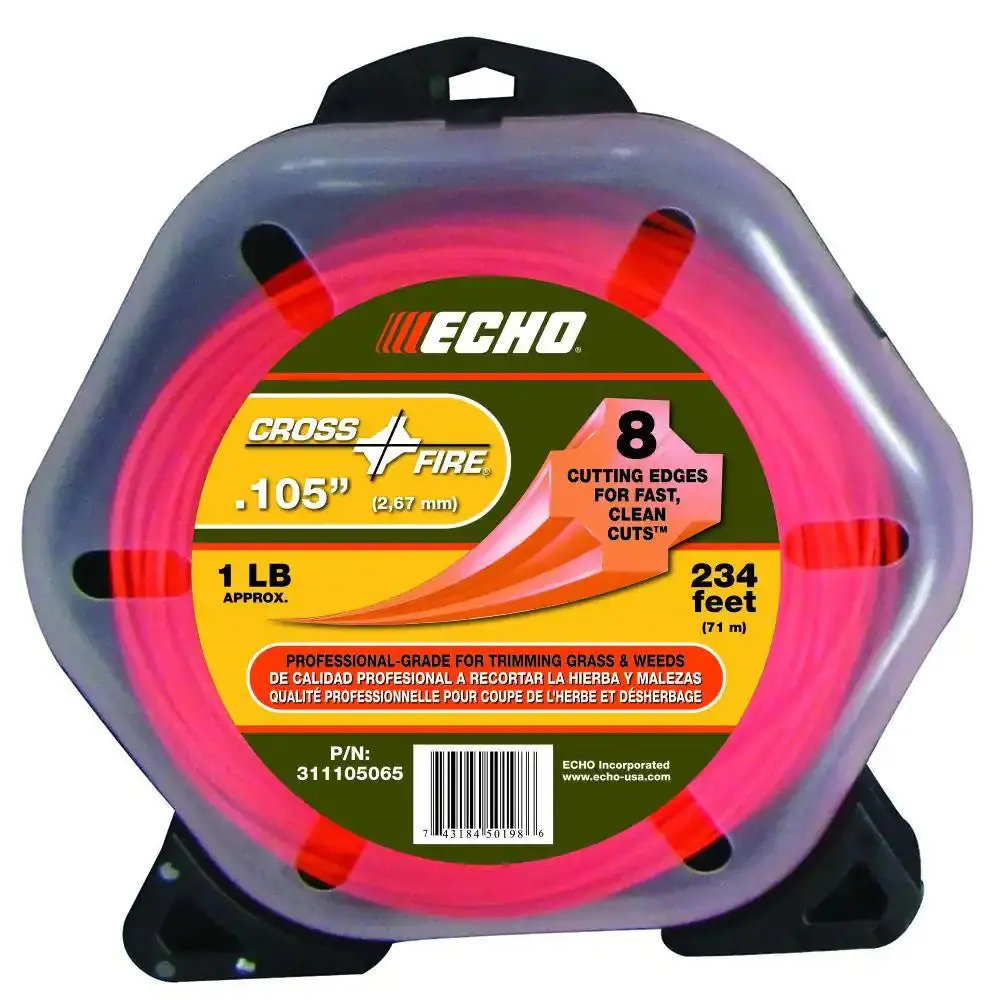 Echo Cross-Fire .105 Trimmer Line 1-Pound Donut (234 Feet) 311105065 1