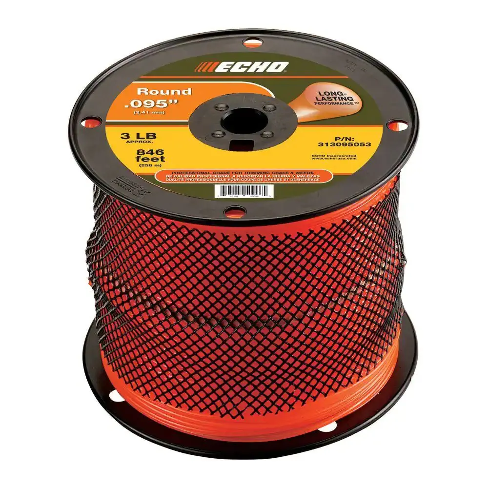 Echo Round .095 Trimmer Line 3-Pound Spool (846 Feet) 313095053 1