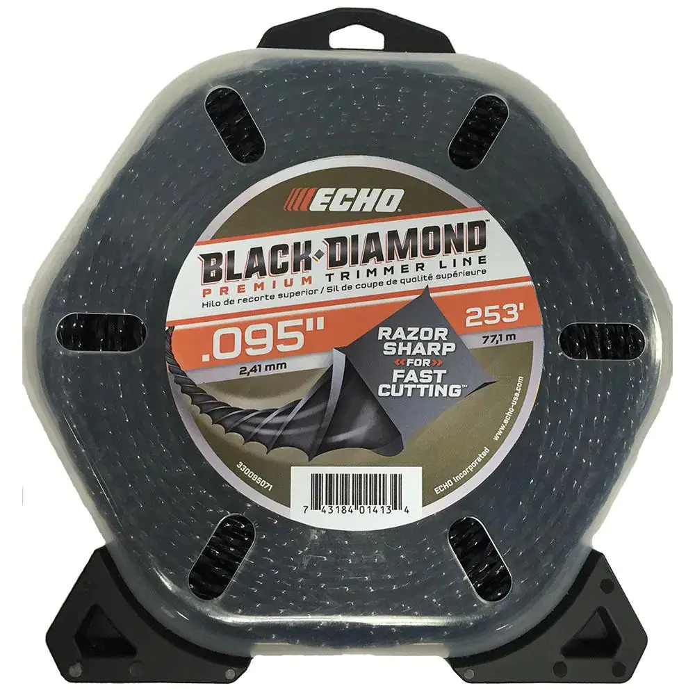 Echo Black Diamond .095 Trimmer Line 1-Pound Spool (253 Feet) 330095071 1